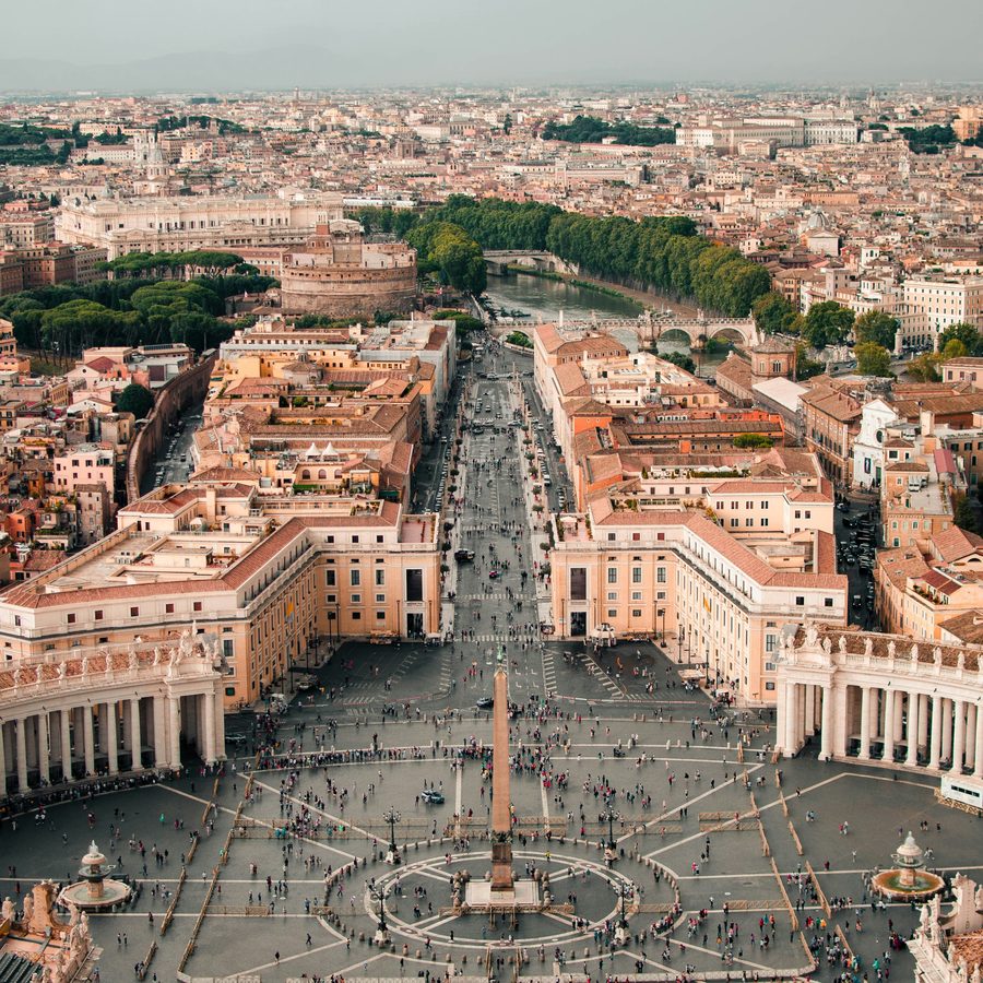 St Peter's Square seen from above